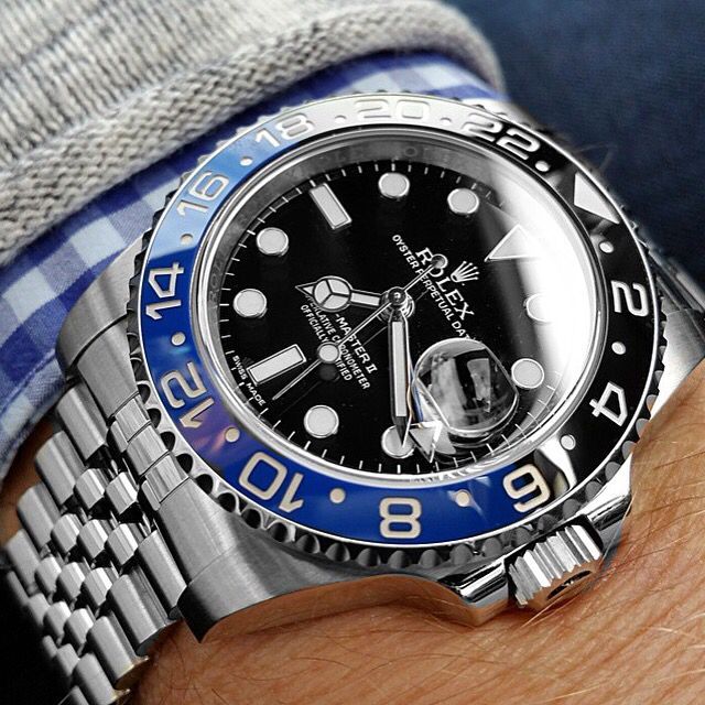 Rolex GMT-Master II “Batman” – Jubilee Bracelet Edition