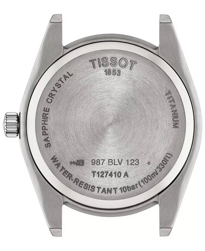 Tissot Gentleman Titanium Grey Dial Watch
