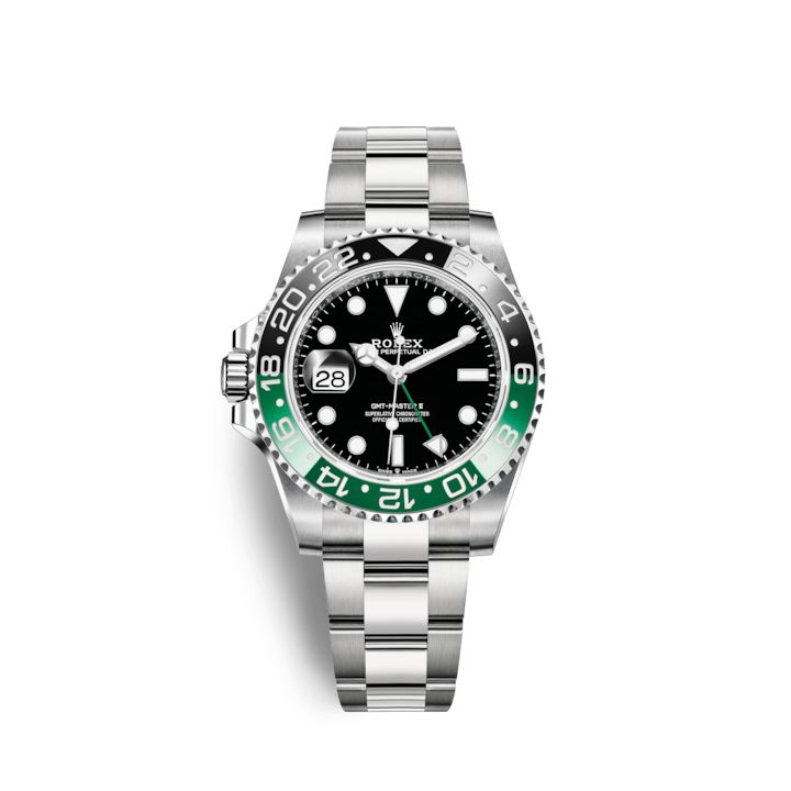 Rolex GMT-Master II Stainless Steel “Sprite” – Black &amp; Green Cerachrom Bezel