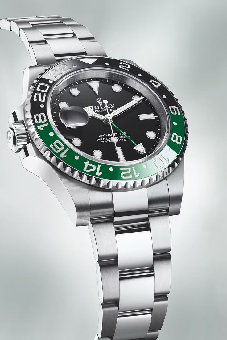 Rolex GMT-Master II Stainless Steel “Sprite” – Black &amp; Green Cerachrom Bezel